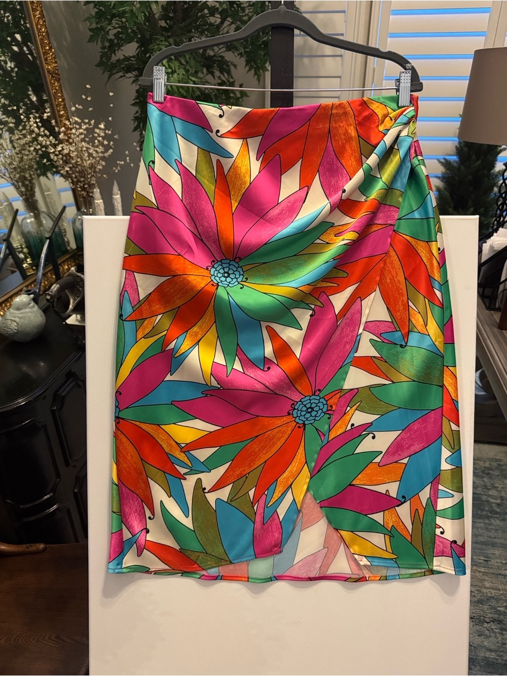Rachel Zoe Women’s Vibrant Floral Tropical Sarong Skirt - Multicolor